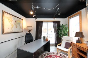 Furnace Room/ Storage turned "office"!